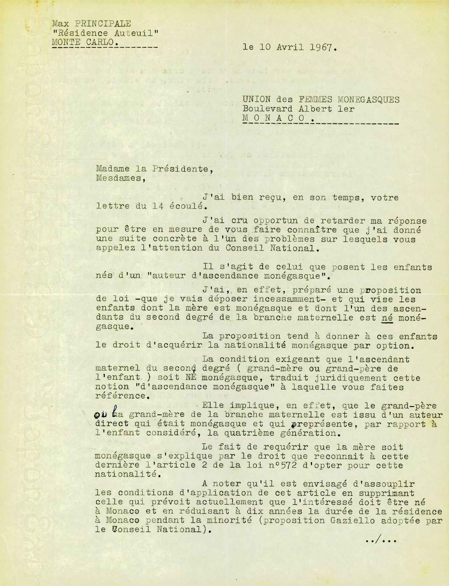 Archive 4 : Recevoir une réponse précise.