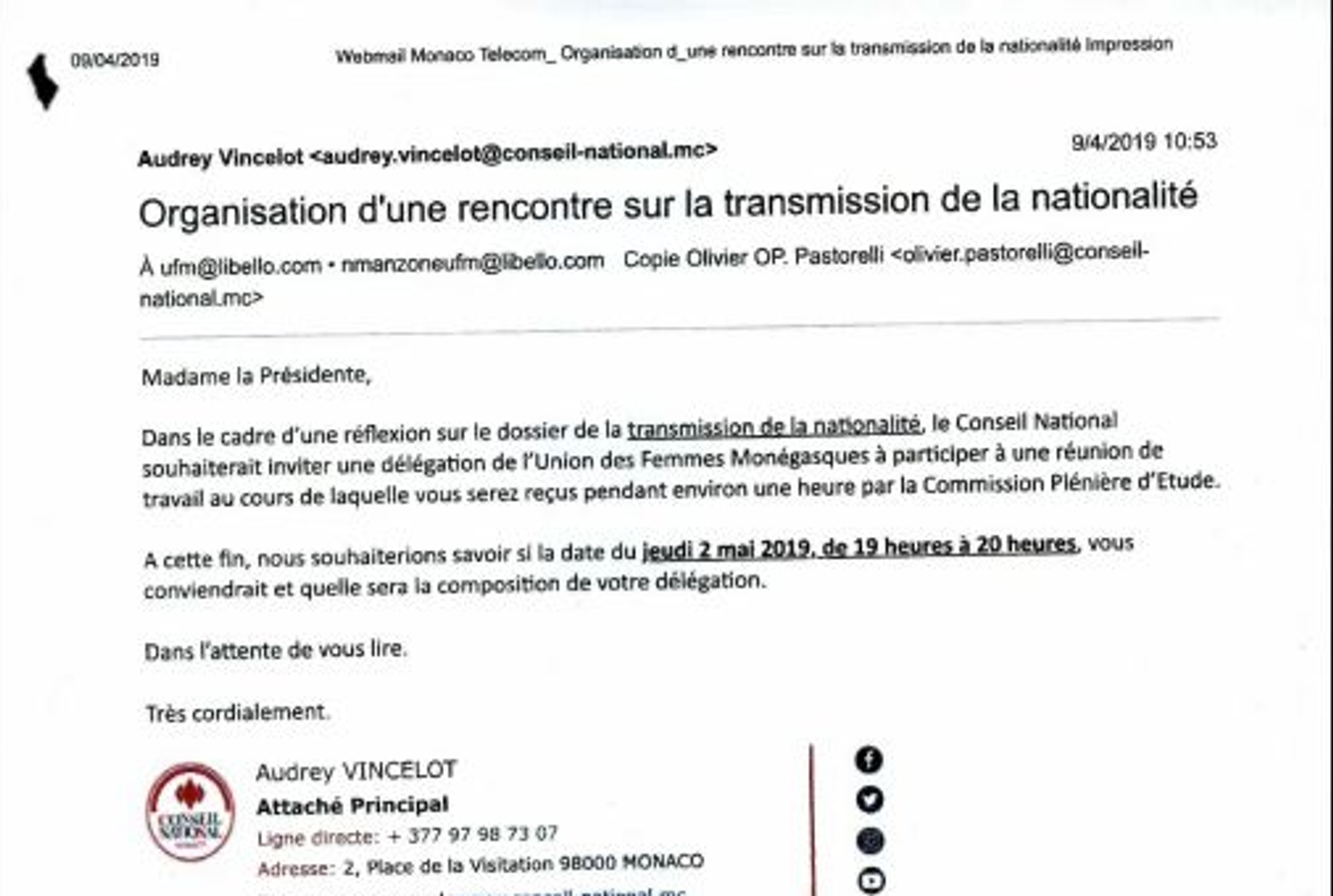 Archive 6 : Être consultée sur une nouvelle réforme.